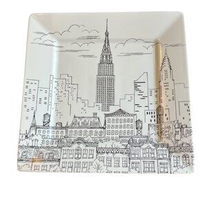 222 FIFTH CITY SCENES Plate Empire State Building New York City Fine China